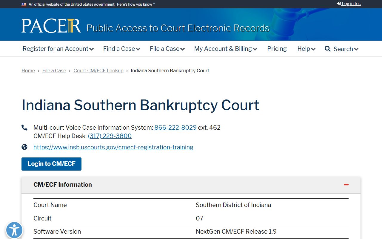 Scott County probate records PACER bankruptcy lookup distinction
